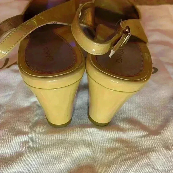 Dana Davis Womens Meadow Open toe Pump Slingback Heels Sandal Neutral 9.5 - Picture 3 of 6